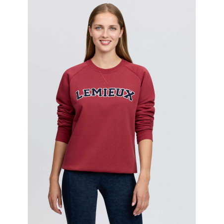 Sweatshirt LeMieux de gola redonda estilo Varsity Vida feminino