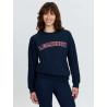 Sweatshirt LeMieux de gola redonda estilo Varsity Vida feminino - Marinho
