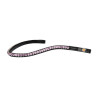 Testeira com strass Stones Concept Equestro - Preto / roxo