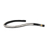 Testeira com strass Stones Concept Equestro - Preto / prata