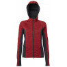Sweatshirt com capuz em fleece técnico Bella Mountain Horse - Vermelho