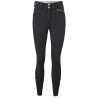 Calças de montar Diana com aderência de silicone no joelho Mountain Horse mulher - Preto