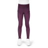 Legging Je t'aime Equithème Neva criança - Ameixa