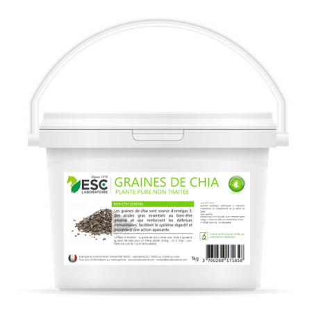 Sementes de chia ESC Laboratoire