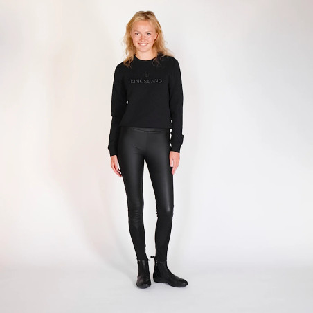 Legging em couro elástico para mulher KLMia Kingsland