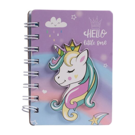 Caderno mini Unicorn- HKM