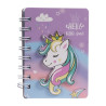 Caderno mini Unicorn- HKM - Sorteado