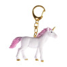 Chaveiro Unicorn- HKM - Branco / rosa vivo