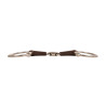 Bocado oliva Flex dupla fratura médio 18 mm 14,5 cm - Branco