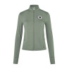 Casaco com fecho em microfleece para mulher KLLucy Kingsland - Verde escaravelho