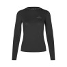 T-shirt de treino feminino com gola redonda KLLea Kingsland mulher - Preto