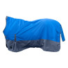 Cobertura highneck HKM Glasgow 1200D 100g - Azul cobalto / cinzento