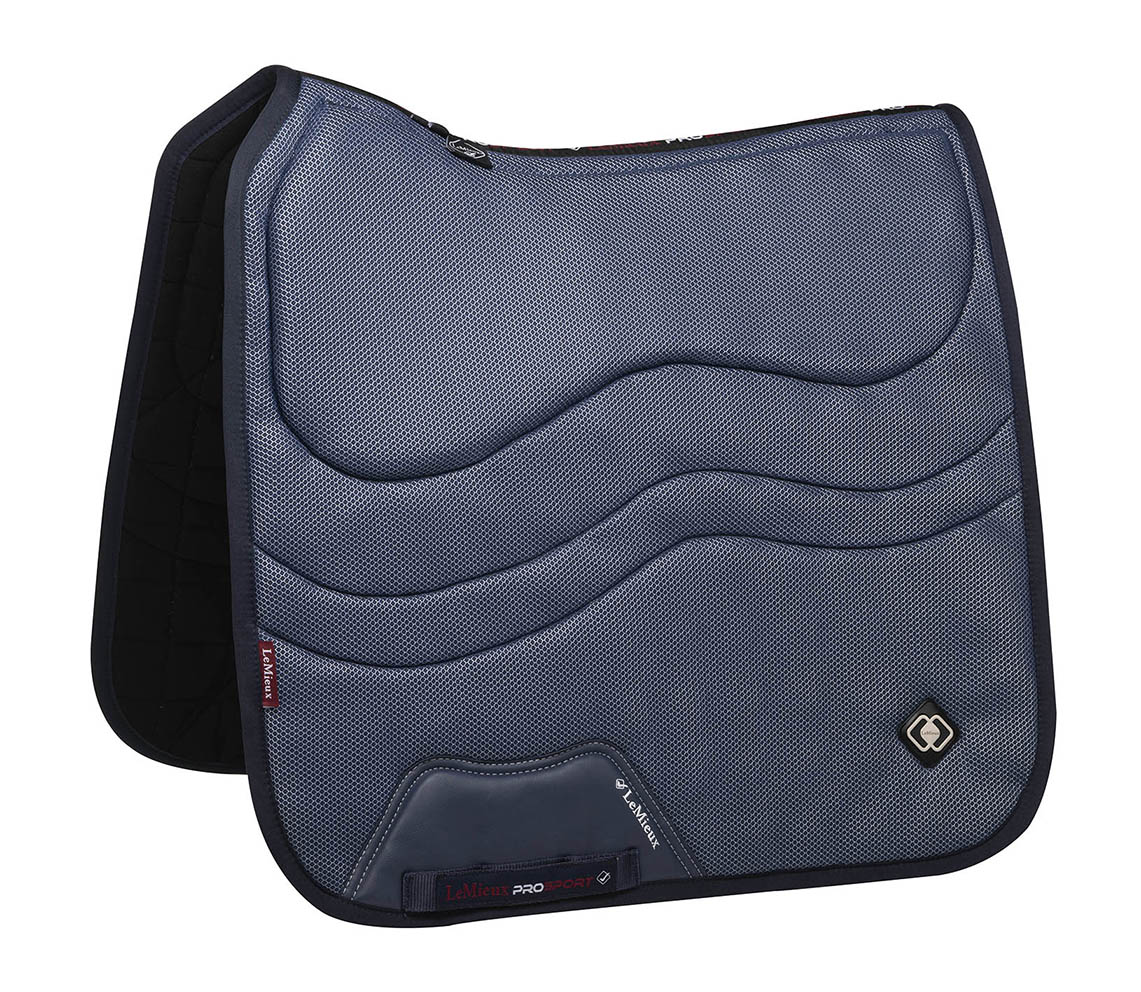 Sela LeMieux Ultra Mesh Dressage Square Azul-marinho