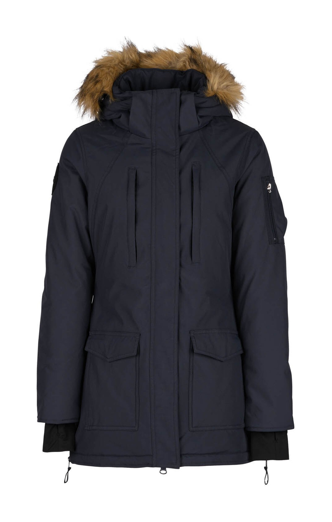 Parka longa Brooke Horze feminina Azul-marinho escuro