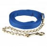 Longe em tecido forrado com corrente simples Finn-Tack - Azul