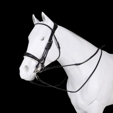 Bridão Acavallo Gioconda Couro Duplo Rédeas