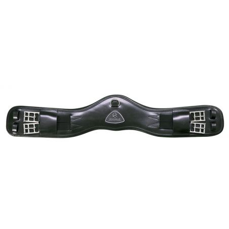 Cilha curta anatômica em couro Acavallo