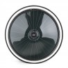 RODA DE SULKY 28" FLANGES EM PVC - Transparente