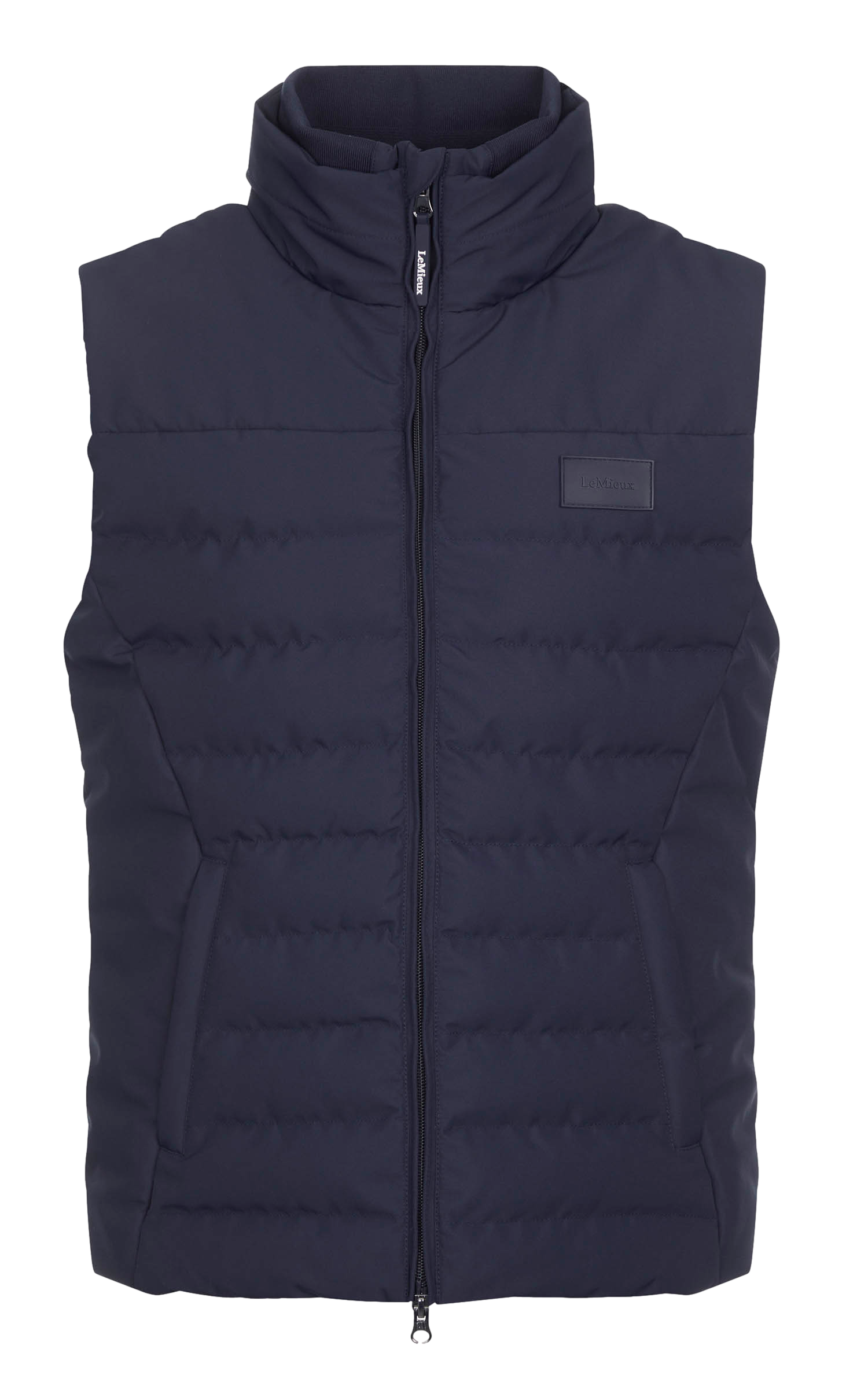 Colete acolchoado sem mangas LeMieux Elite masculino Azul-marinho