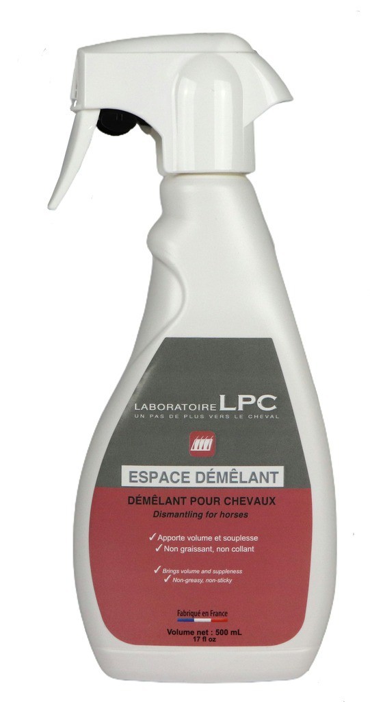 Spray desembaraçador para crina e cauda equina