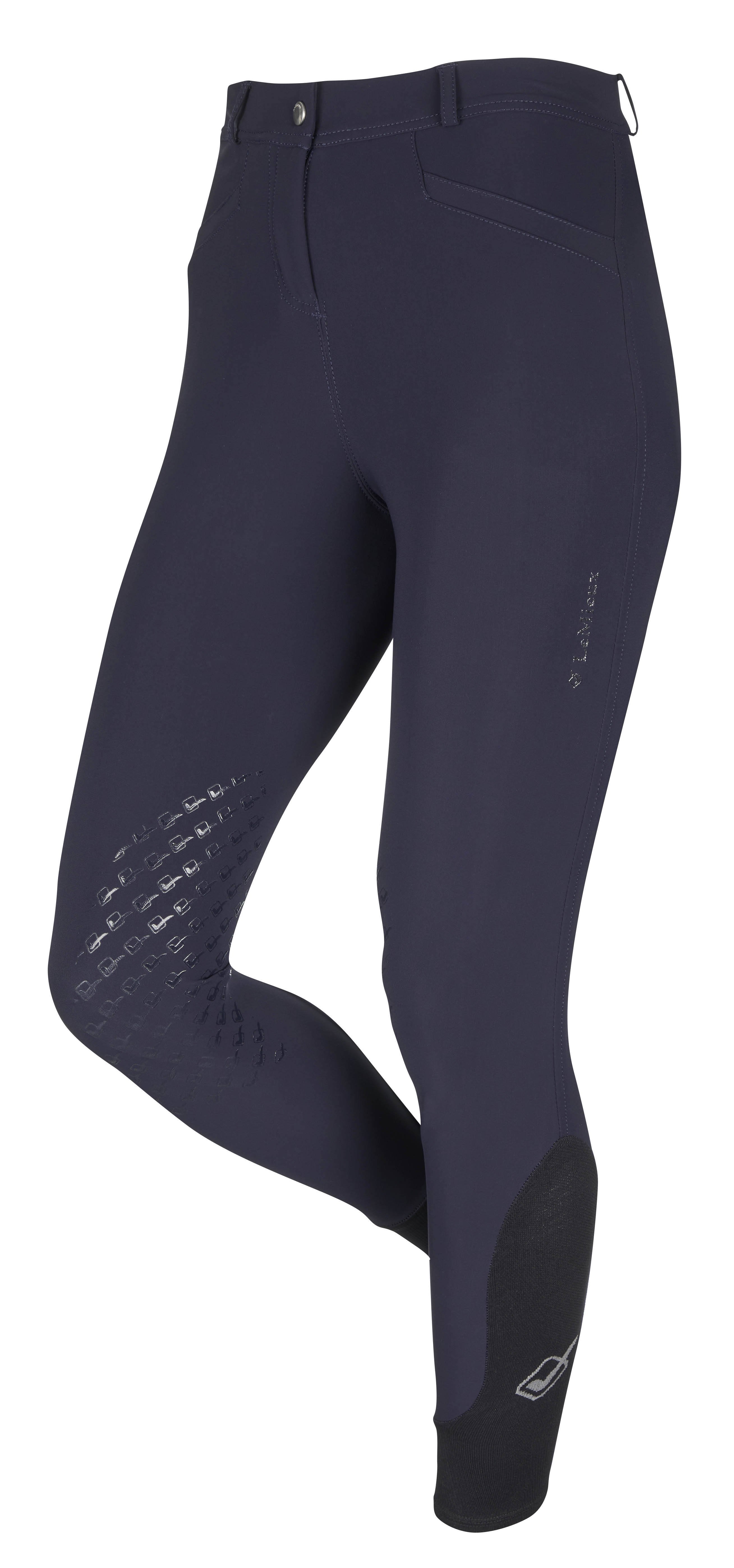 Calça LeMieux Dynamique com reforços nos joelhos Branco
