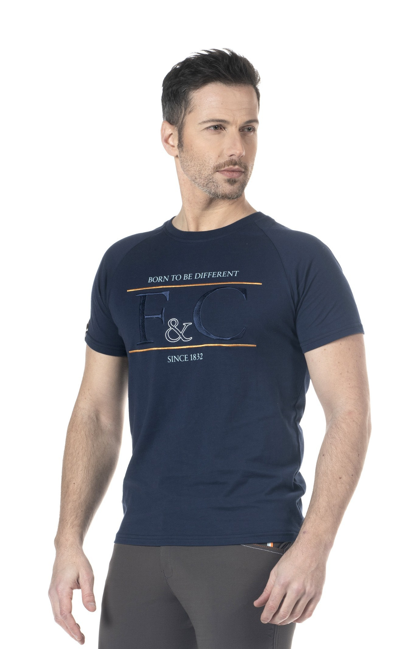 Camiseta infantil Pedro Flags & Cup Azul-marinho