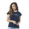 T-shirt feminino Goya Flags & Cup - Azul-marinho