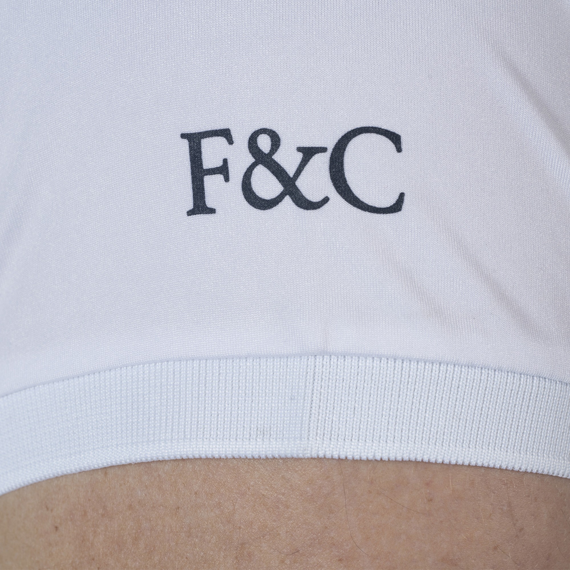 Polo masculino Comodoro MC Flags & Cup Branco Polo masculino Comodoro MC Flags & Cup Branco