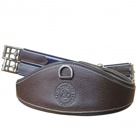 Cilha anatômica Flags & Cup couro granulado