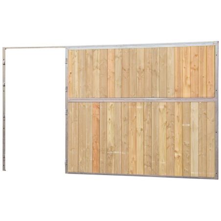 Fachada de box em madeira maciça 3 m (sem porta) La Gée