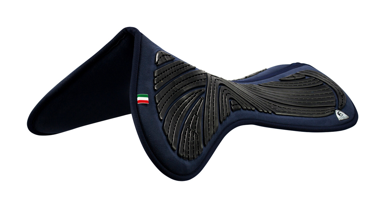 Amortecedor de gel clássico Acavallo Close Contact com memória de forma Azul