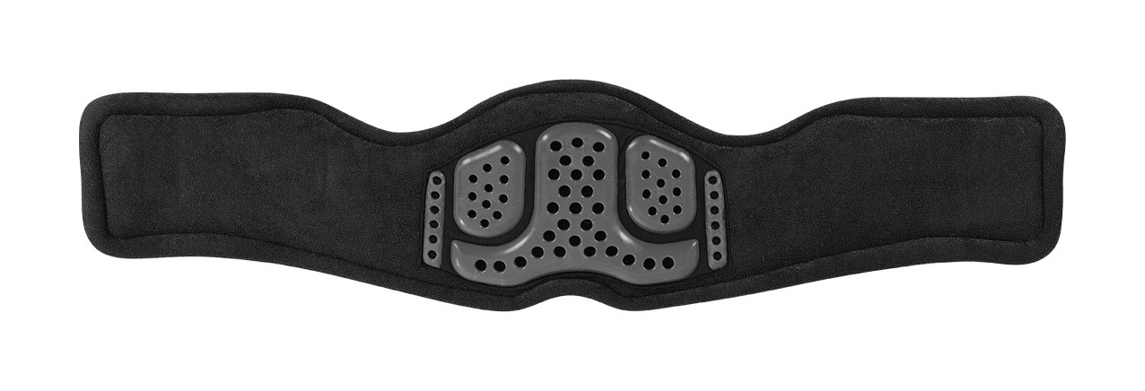 Cilheira Curta de Dressage Acavallo Gel & PVC Preto