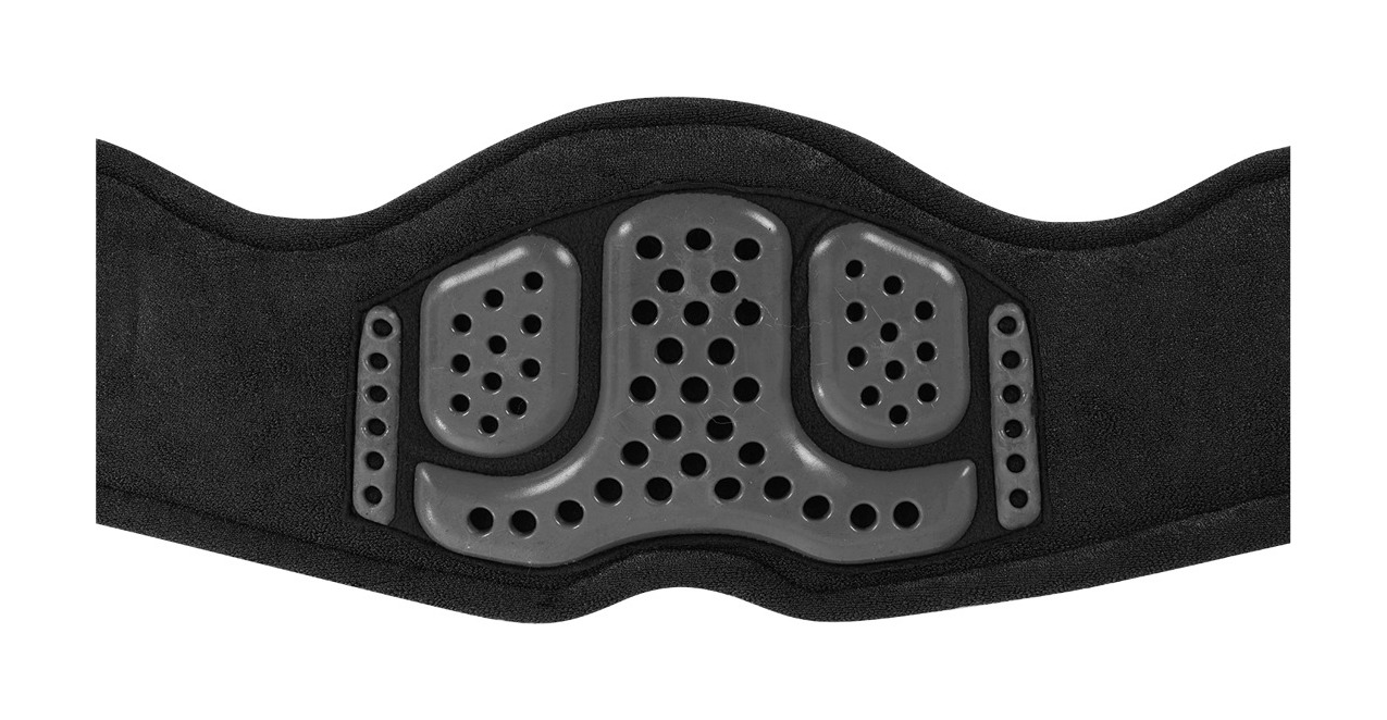 Cilheira Curta de Dressage Acavallo Gel & PVC Preto