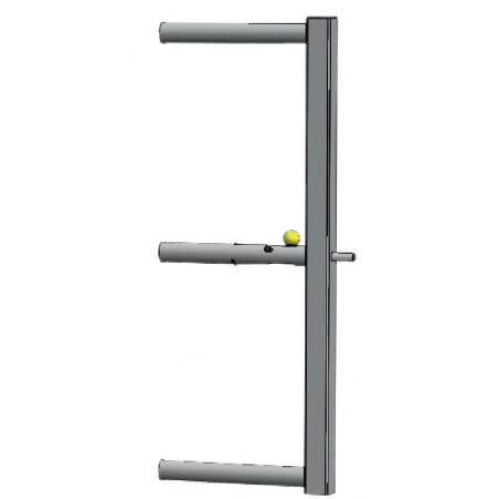 Painel frontal removível com trava automática para barreira de estabulação La Gée