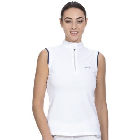 Polo de competição Equit'M sem mangas feminino