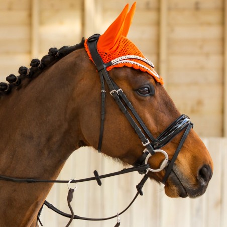 Cabeçada anatômica Grayson Horze com strass