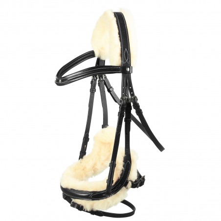 Cabezada anatômica com carneiro Rome Horze