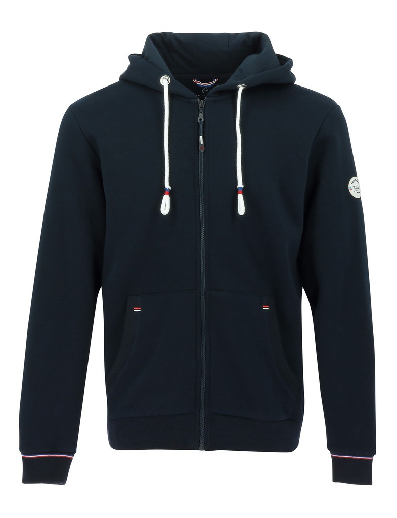 Casaco com zíper Equithème Nicolas Azul-marinho