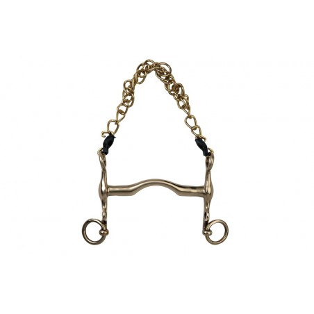 Freio de embocadura Metalab cyprium hastes curtas