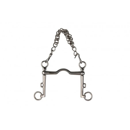 Mors de embocadura Metalab com passagem de língua