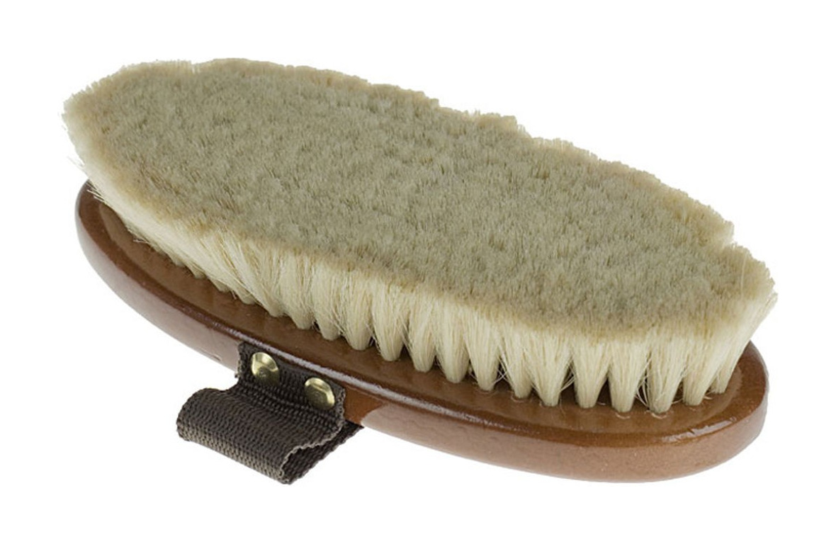 Escova de corpo de equitação Horze em pelo de cabra