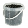 1800 elásticos de silicone para trançar Horze Premium - Preto