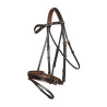 Bridon Imperial Riding Di Layla com focinheira combinada - Castanho / bronze