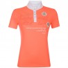 Camisa de competição Imperial Riding Diadeem - Néon coral