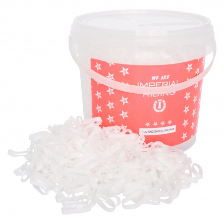 Elásticos para crina de silicone Imperial Riding Profi-Box 400g