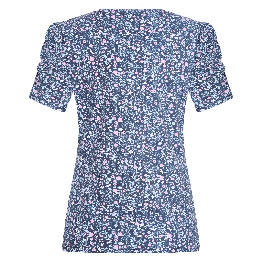 Camiseta Imperial Riding Strike a pose Flower Marinho AOP Azul Camiseta Imperial Riding Strike a pose Flower Marinho AOP Azul