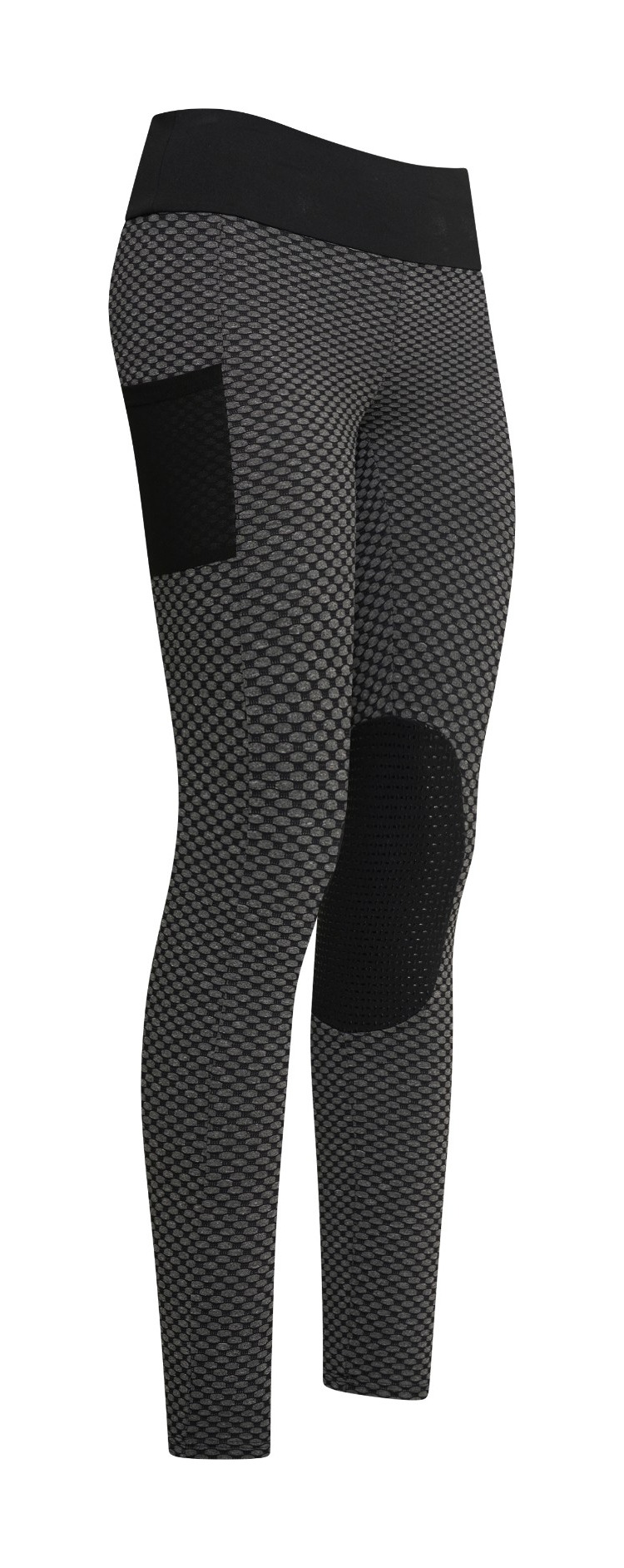 Legging de equitação Imperial Riding Diamond Bubble Kneegrip Preto
