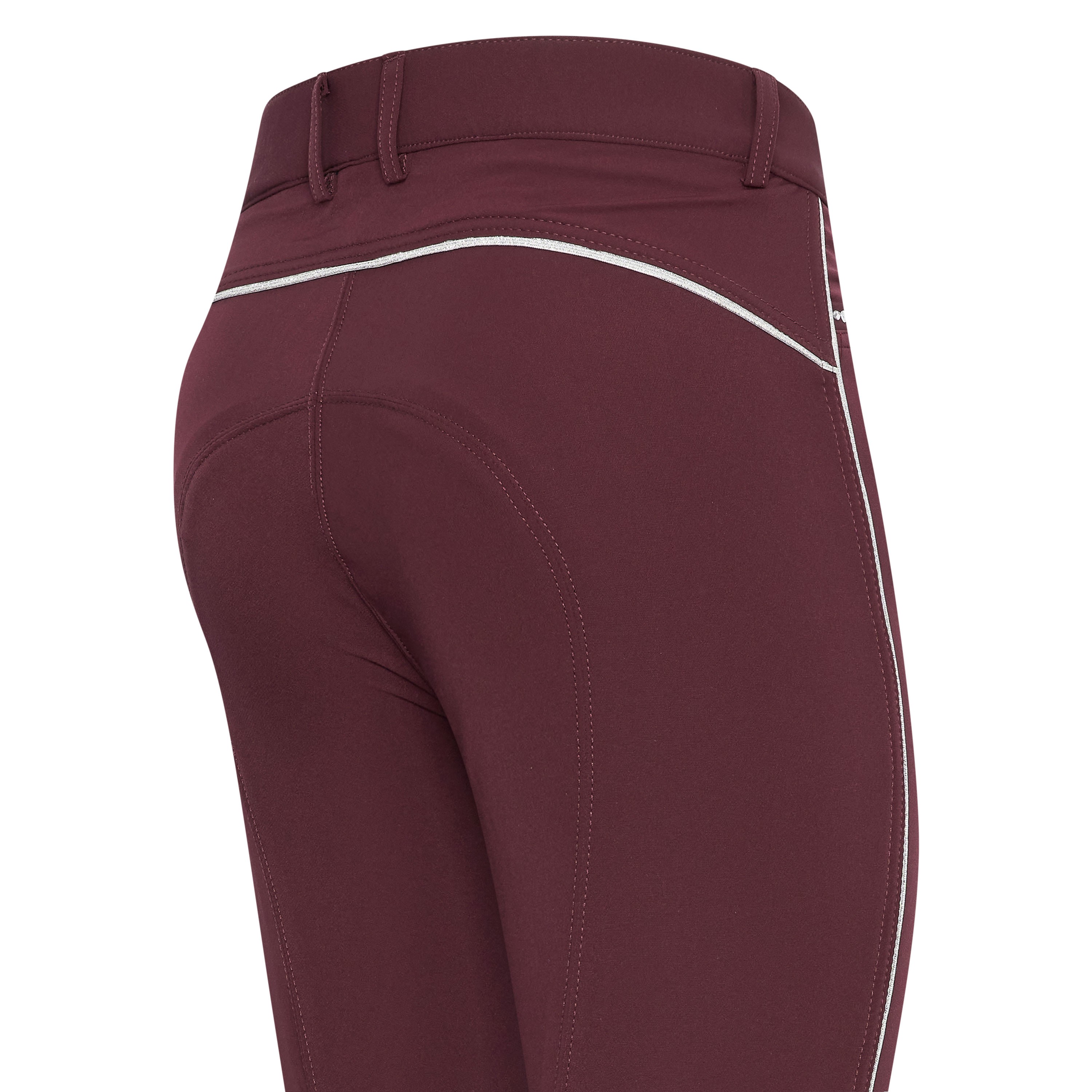 Calça de equitação HV Polo Lux inverno KneeGrip Azul-marinho