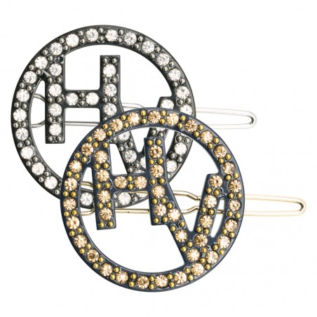 Clipes de Cabelo HV Polo Ginny conjunto com 2 peças