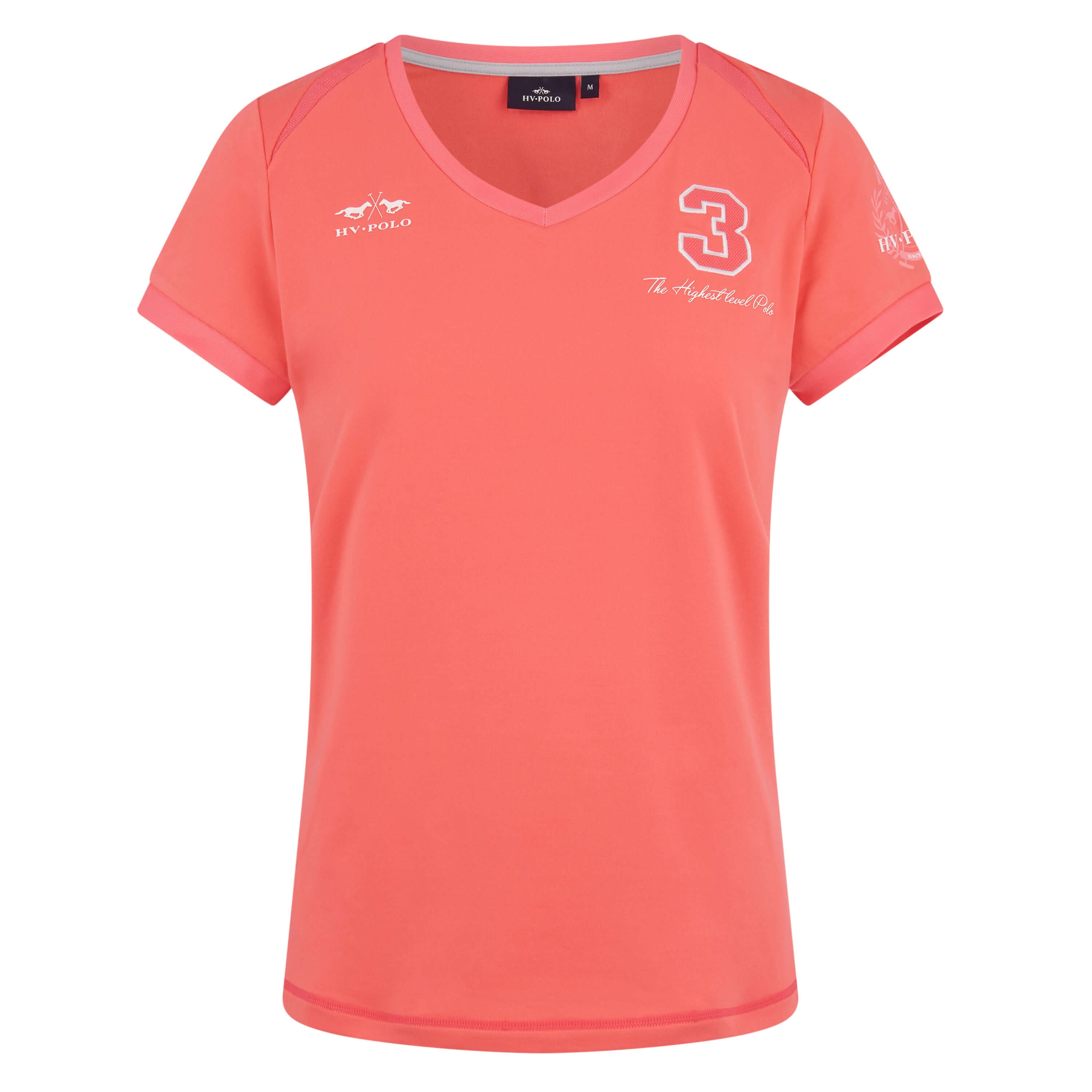T-shirt Favouritas Tech manga curta HV Polo Coral brilhante Laranja